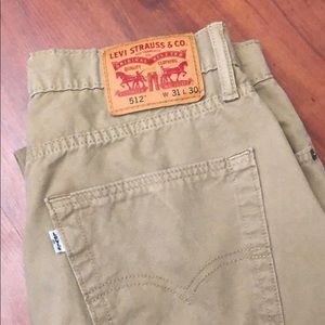 Levi’s 512 Slim Taper Fit Jeans - Khaki